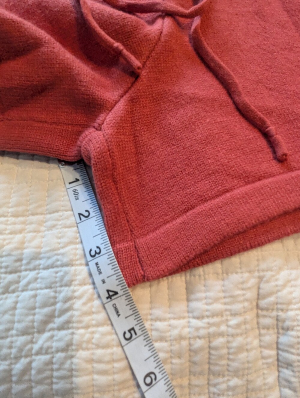 BLUIVY Knit Drawstring Shorts In Spice Large - Picture 6 of 8